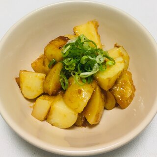 簡単おつまみ！　じゃがいも味噌炒め（味噌ポテト風）